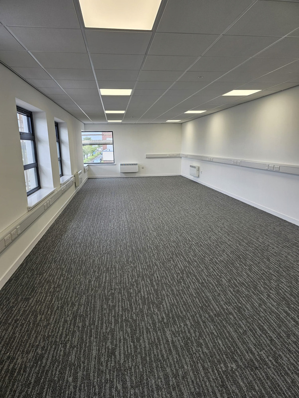 Office and Warehouse Fit-Out electrical works at Earl Haig Road, Hillington, Glasgow - installation detail