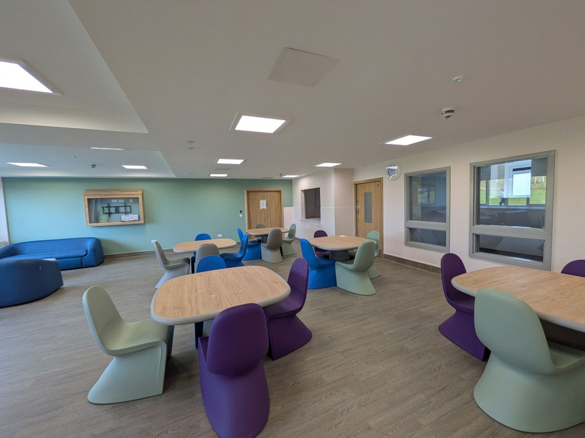Ligature Ward Fit-Out electrical works at Queen Margaret Hospital, Dunfermline, Fife